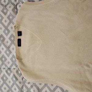Mens Izod sweater vest . Faint stain as noted in photo